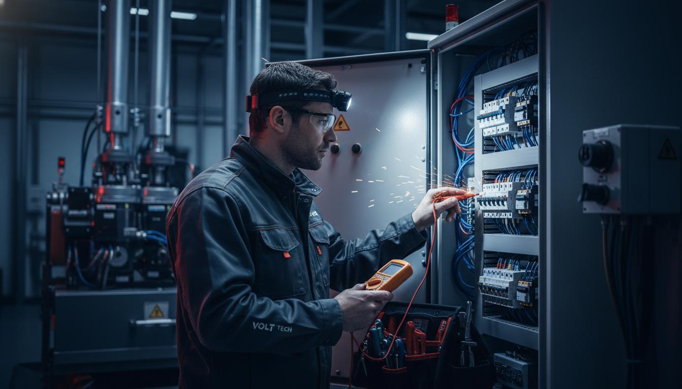 Professional electrician