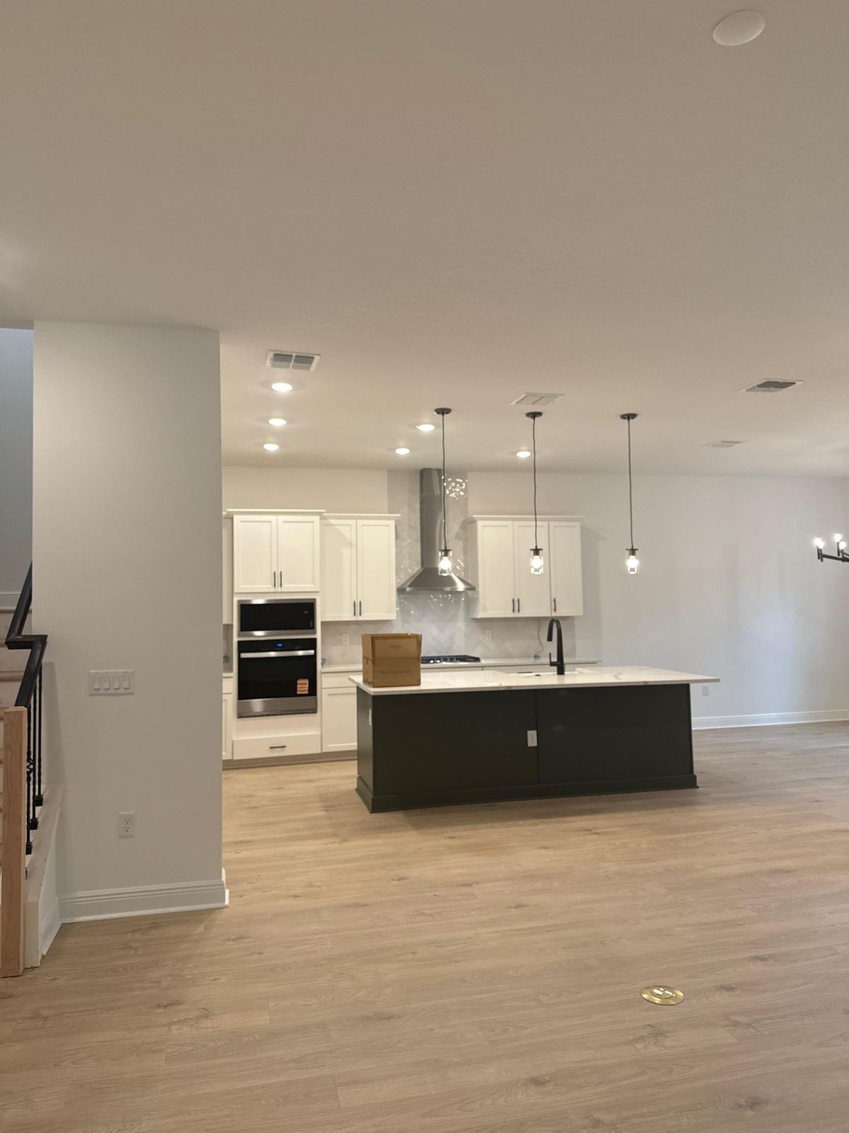 Open concept kitchen